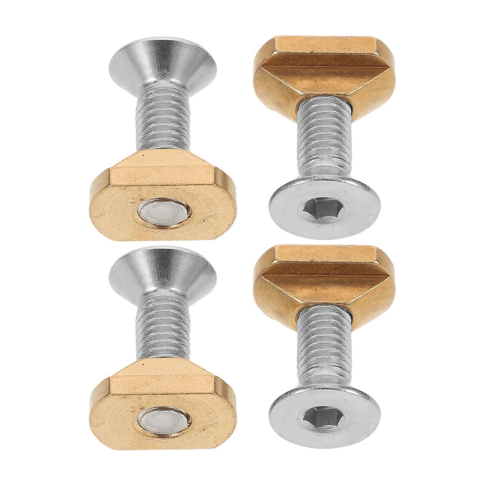 Brass T-Nut Set for Hydrofoil Board Installation with Screws 1Set