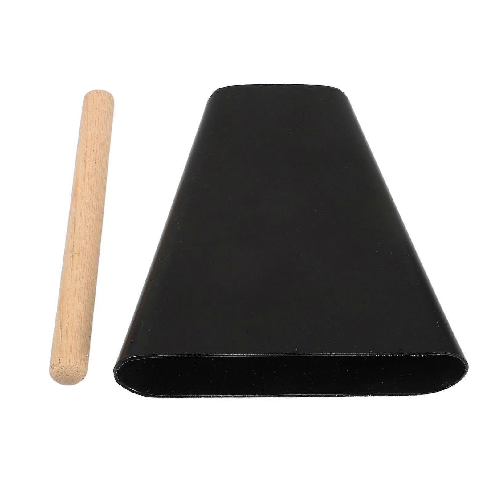 Metal Cowbell Stage Performance Instrument for Playing 3Sets with Stick for Studio Recording