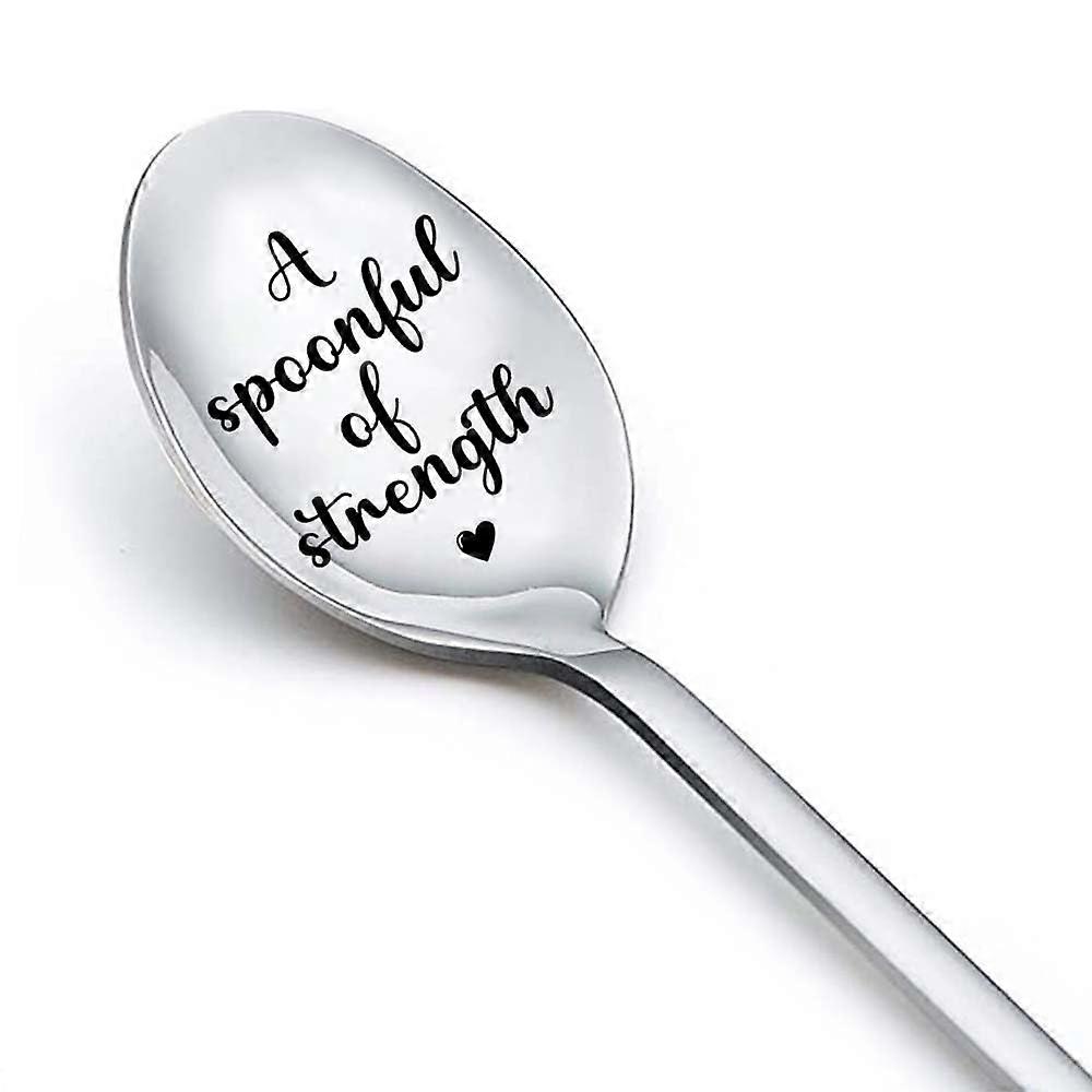 Motivational Spoon with Inspirational Engraved Message – Get Well Soon and Encouragement Gift