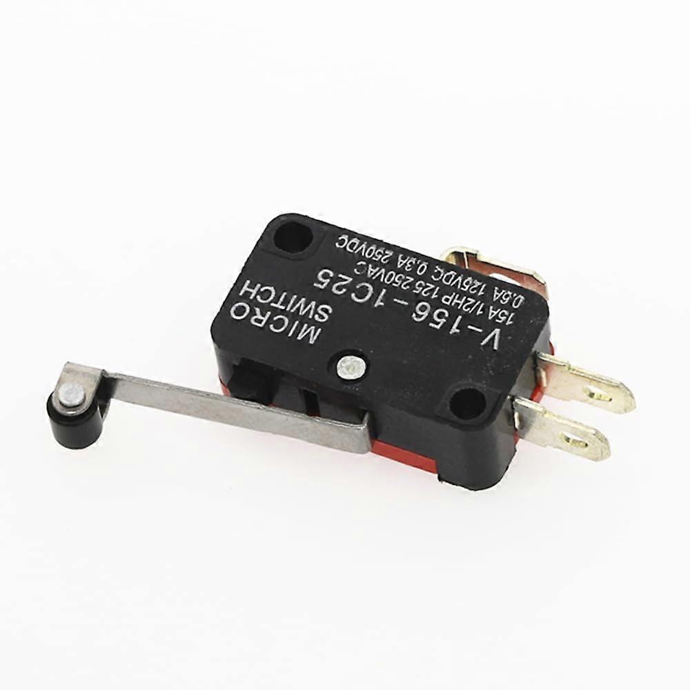 10Pcs V1561C25 SPDT Roller Lever Limit Switch 3 Terminal Momentary Quick Response Durable
