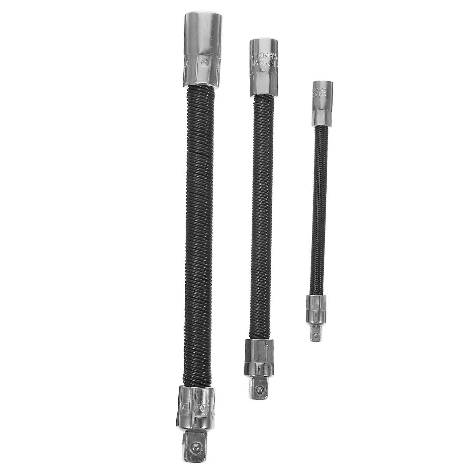 Flexible Socket Extension 1/4 Inch Ratchet Extension Bar with Universal Joint for Tight Spaces