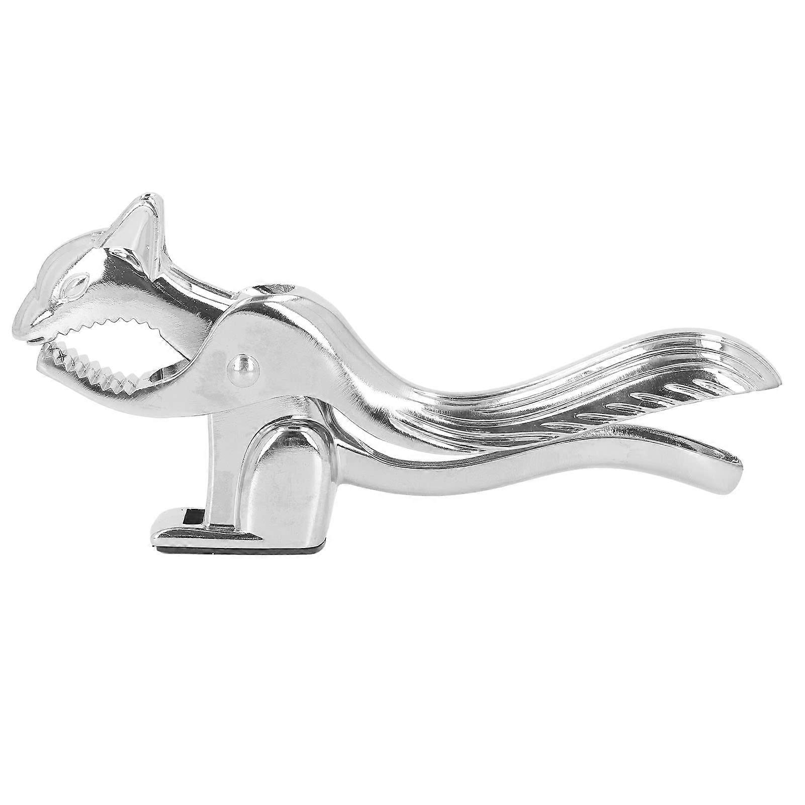 Nutcracker Walnut Cracker with Ergonomic Comfort Grip Zinc Alloy Squirrel Design for Pecans Chestnuts