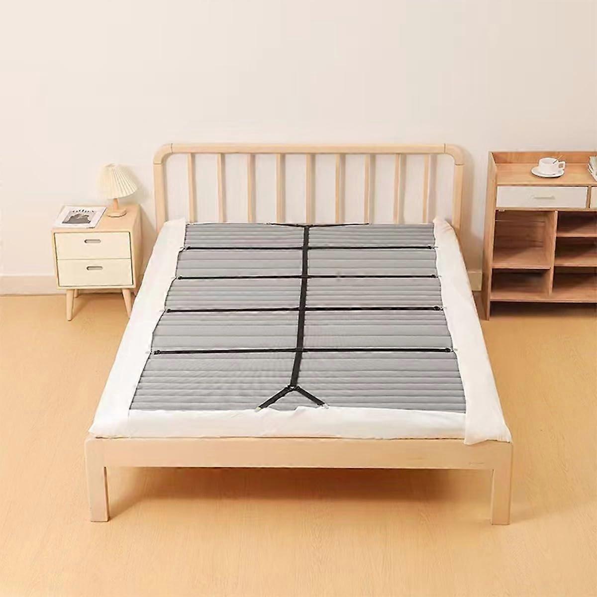 Bed Sheet Straps Adjustable Elastic NonSlip Fitted Sheet Clips for Wrinkle Hold Black