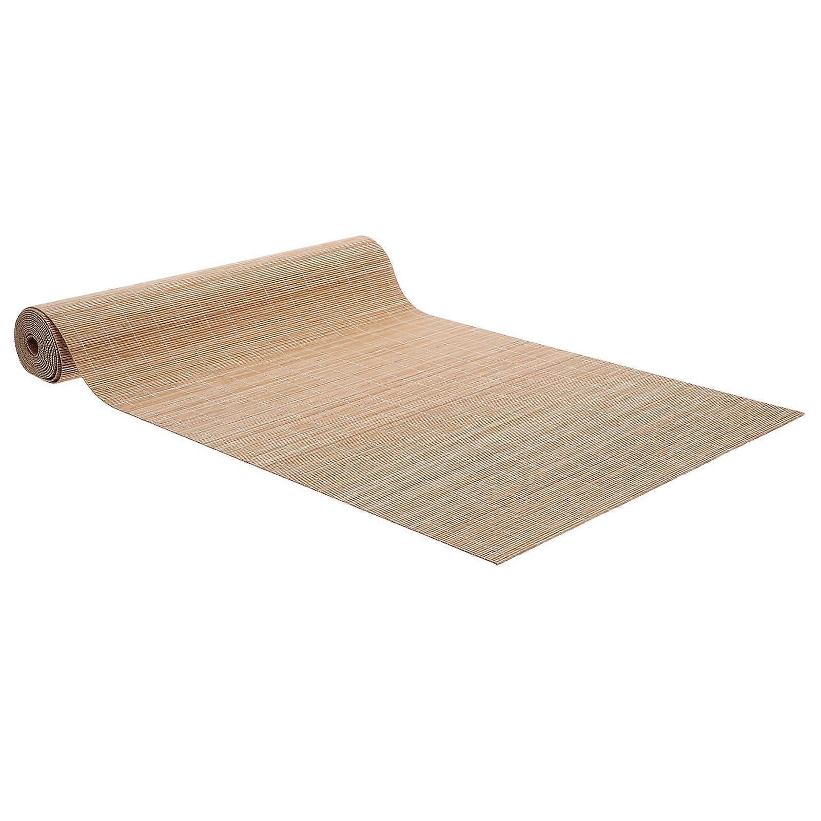 Khaki Bamboo Table Runner for Decoration Heat Resistant Mat