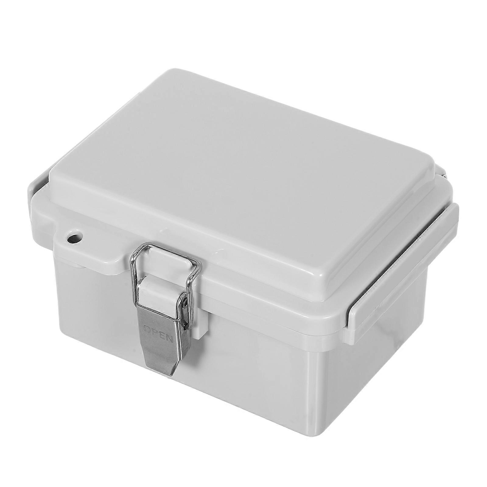 Weatherproof ABS Junction Box with Mounting Plate for Electronics Projects