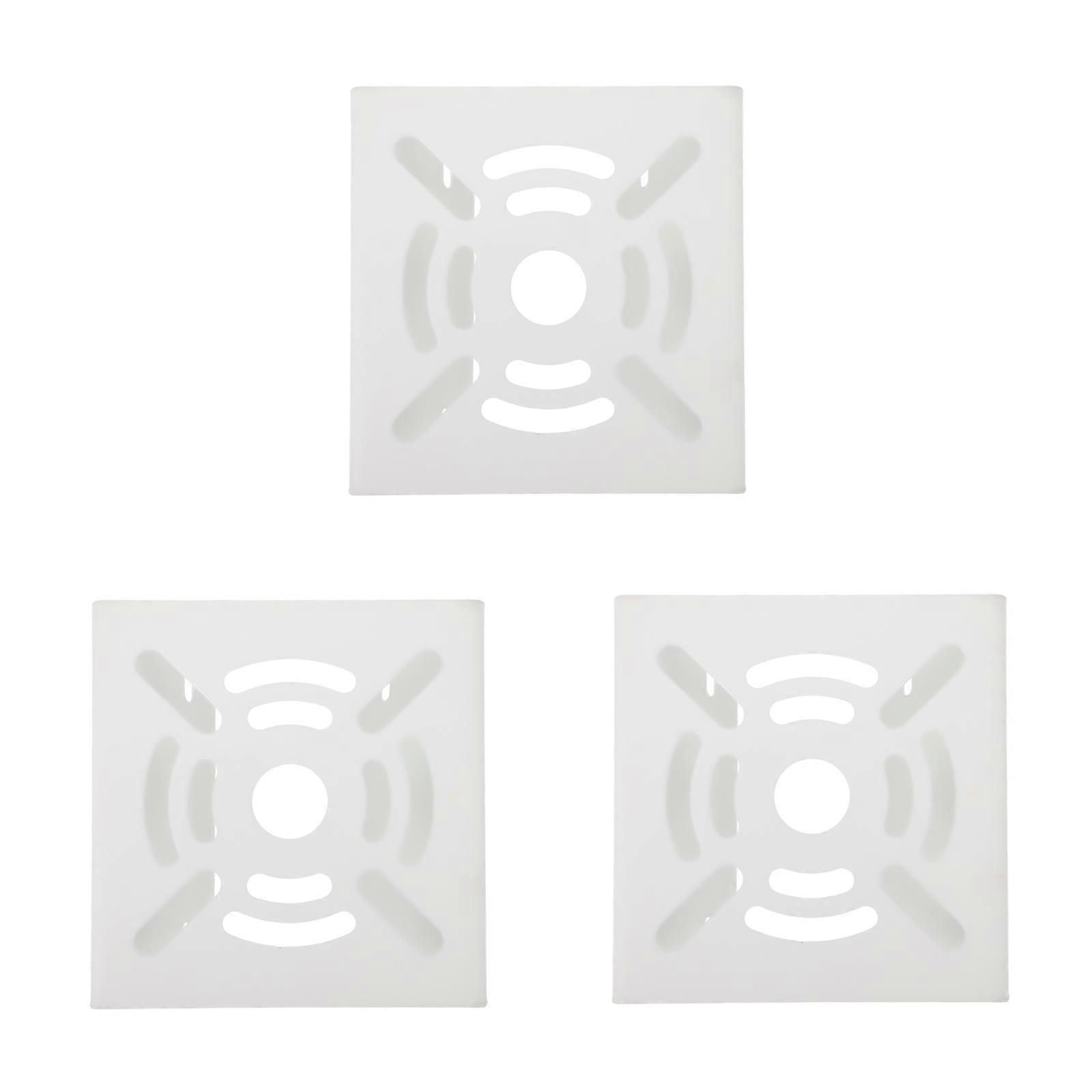 White Steel Pole Mount Adapter for Security Camera Bracket 3Pcs Set