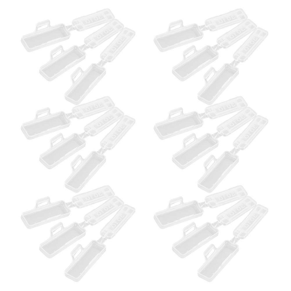 Plastic Wire Identification Box for Cable Labeling with 200Pcs Clear Cord Tags