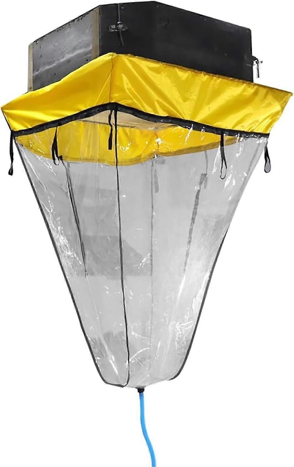 Air Conditioner Cleaning Cover Waterproof Inner Layer for Wall Mounted Split AC with Drain Pipe 100cm