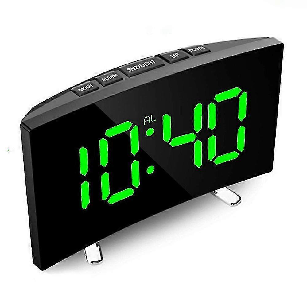 2025 Large LED Digital Clock Bedside Table Alarm Clock Temperature Time