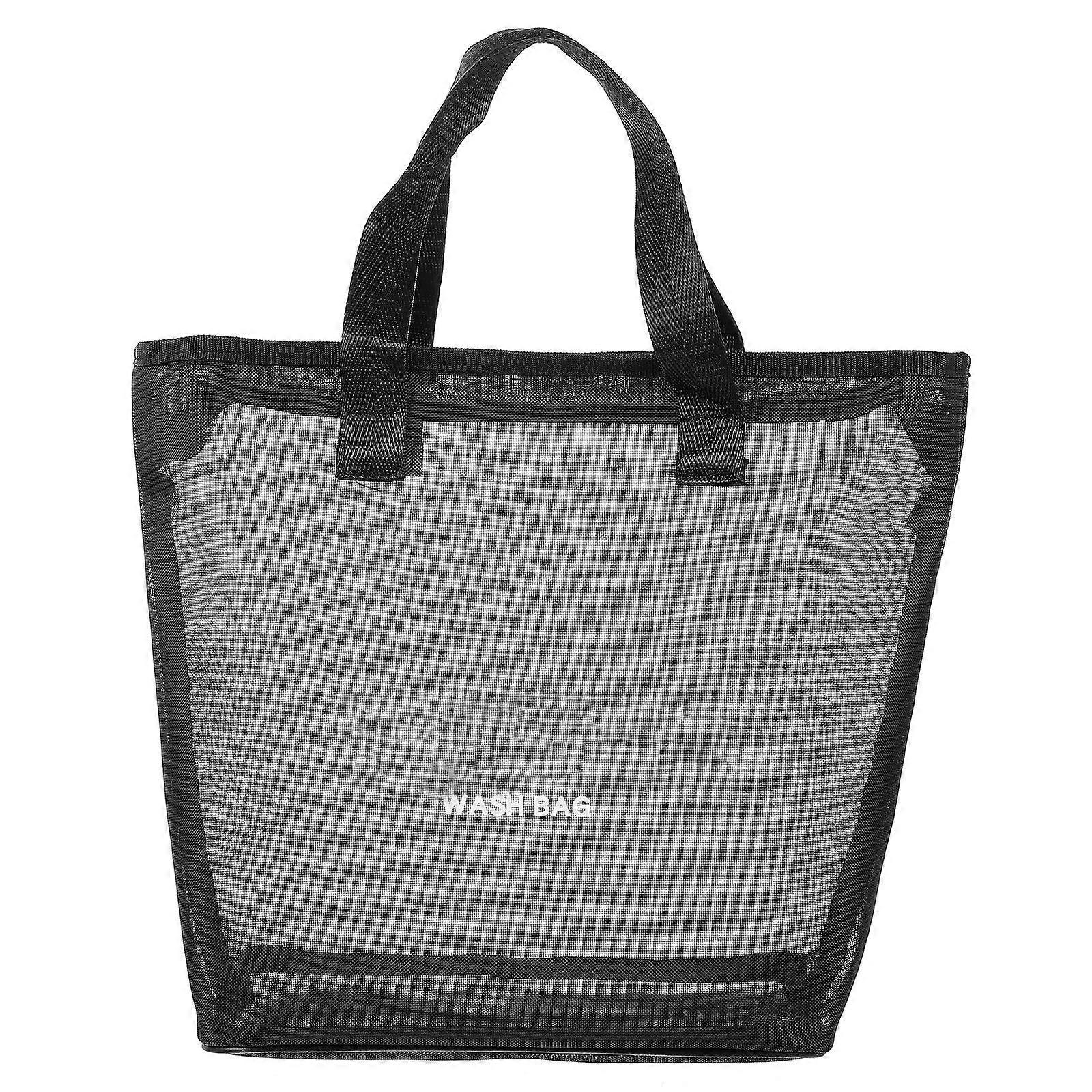 Nylon Mesh Shower Caddy Bag for Bathroom Storage Use