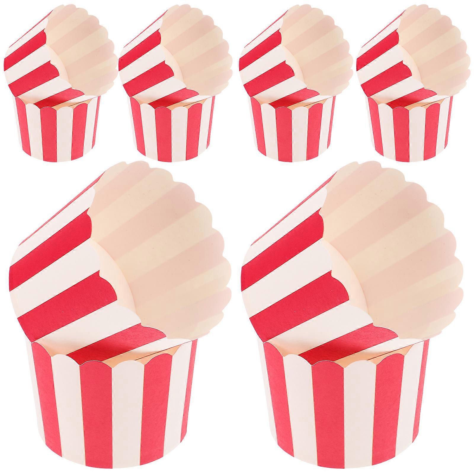 Cupcake Liners Red Paper Cup Muffin Cases for Home Use 100Pcs