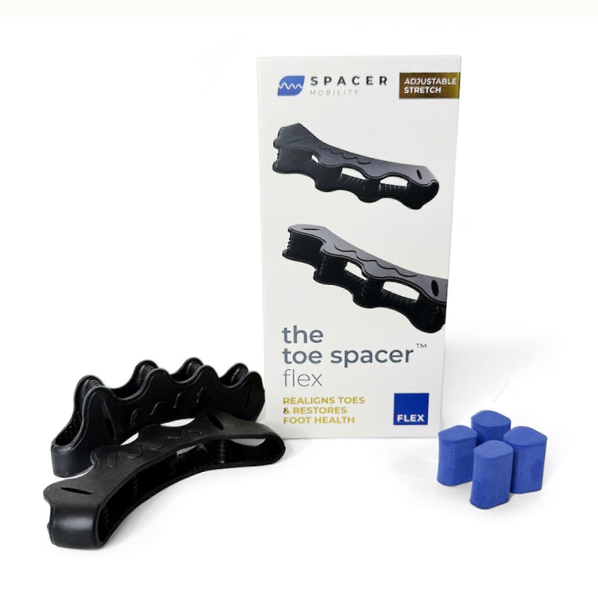 Adjustable Silicone Toe Separators for Bunion Relief, Plantar Fasciitis and Correct Toe Alignment