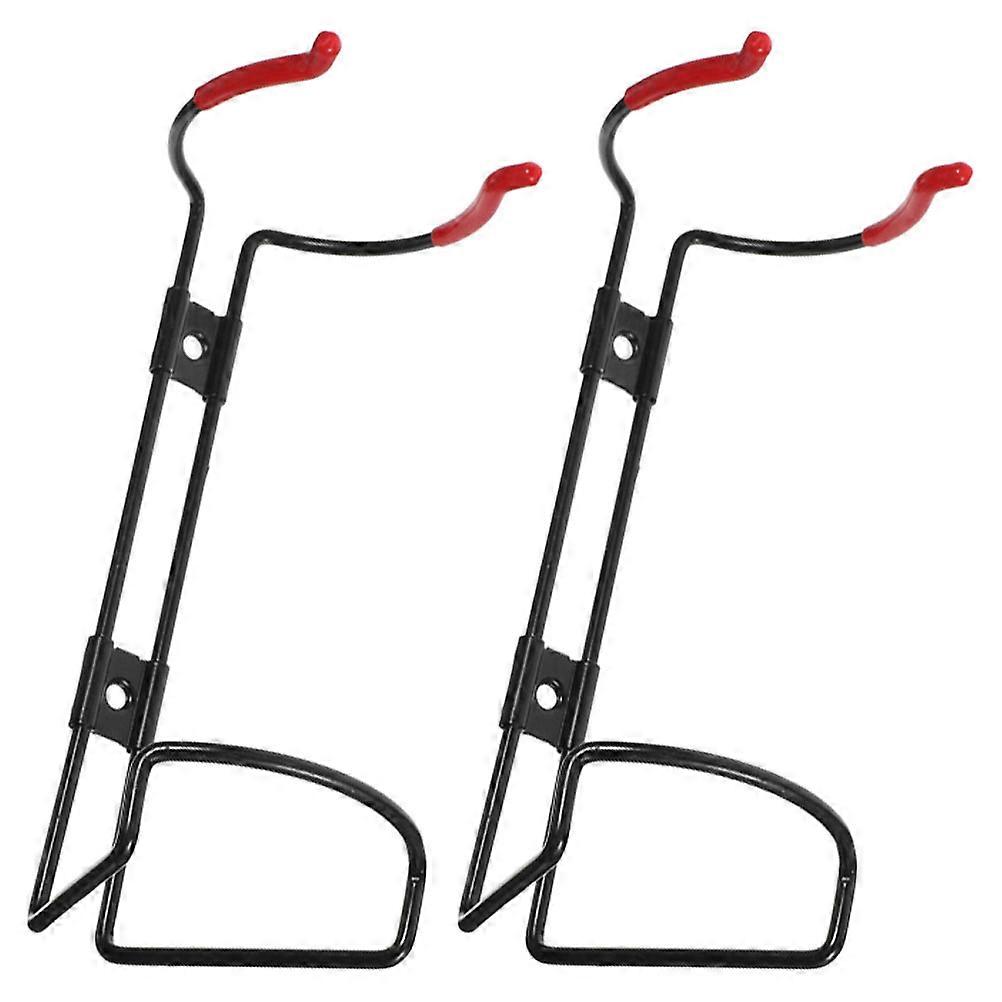 Steel Fire Extinguisher Bracket Wall Mount Fire Extinguisher Hooks 2Pcs