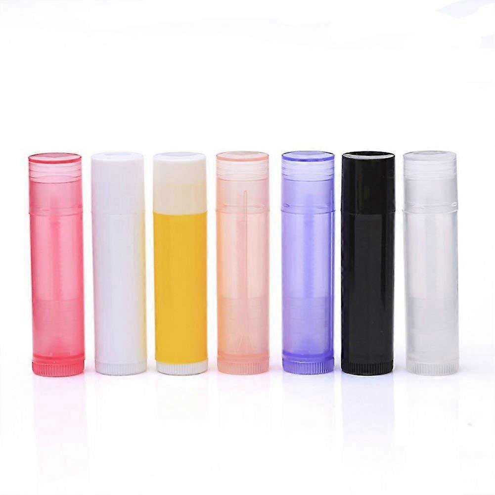 21 Pack Multicolor Empty Lip Balm Tubes with Caps, Twist Up Containers 5.5ml