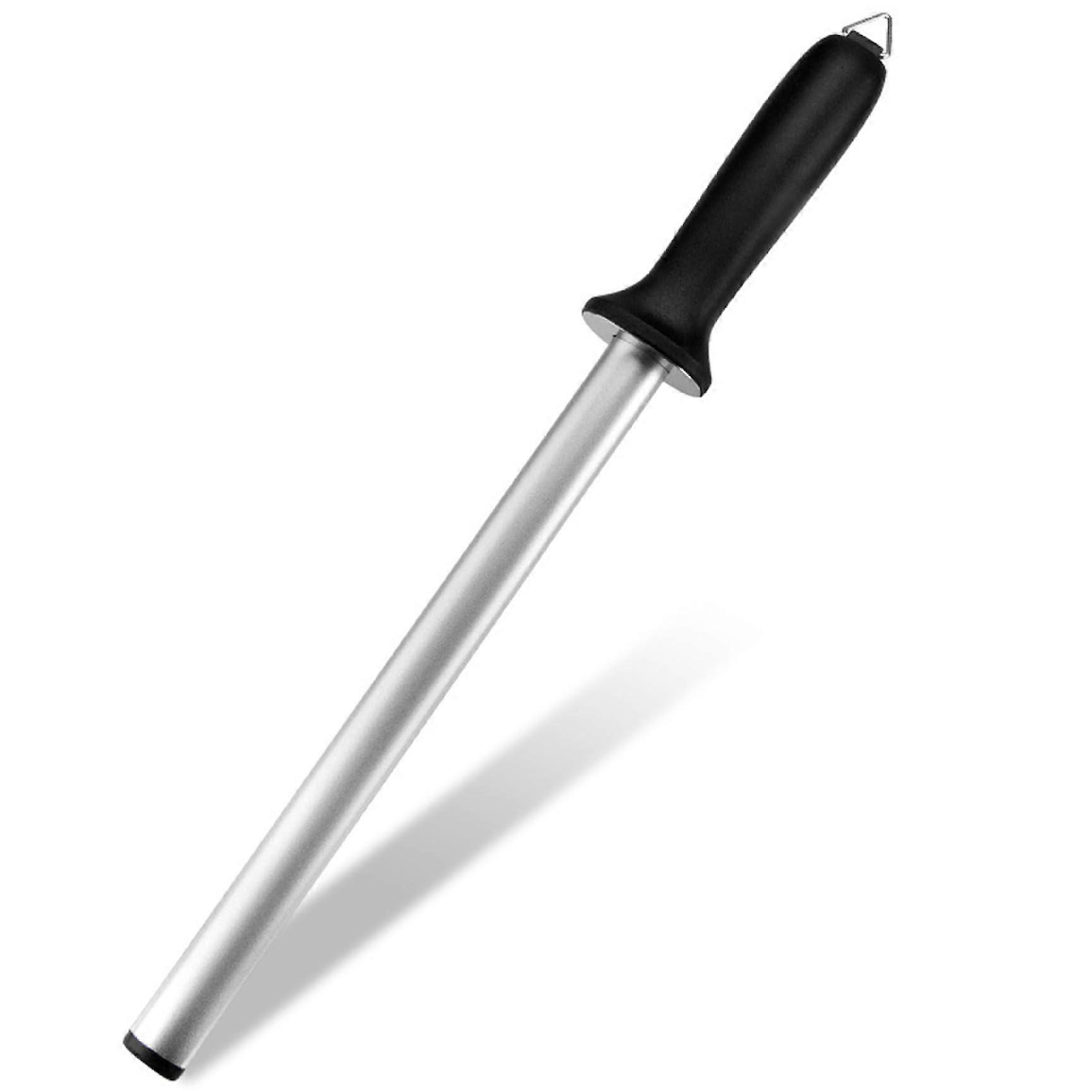 Diamond Sharpening Rod 10 Inch Professional Knife Sharpener with Ergonomic NonSlip Handle