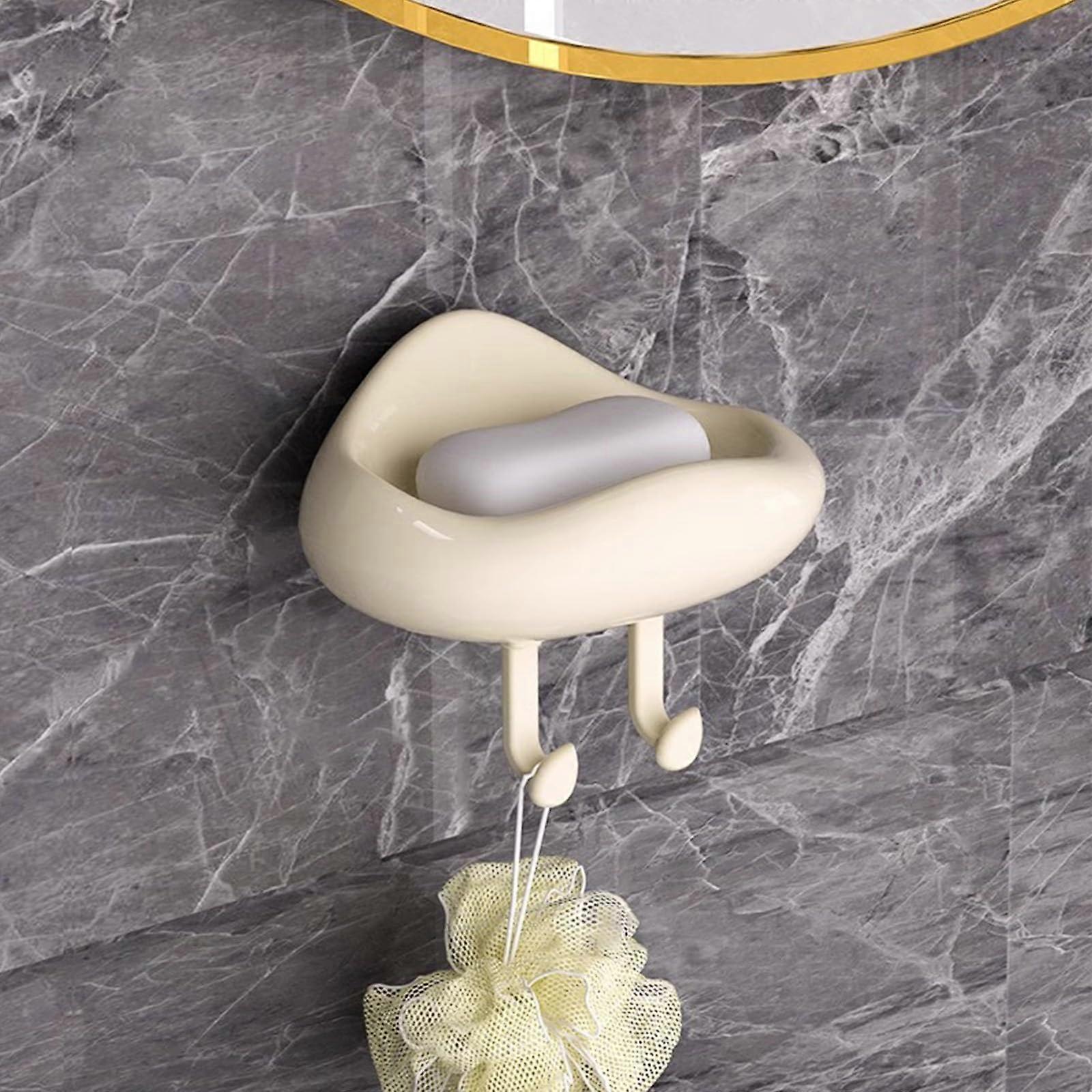 Shower Soap Holder Cloud Shaped Wall Mounted Soap Dish with SelfAdhesive No Drill Design