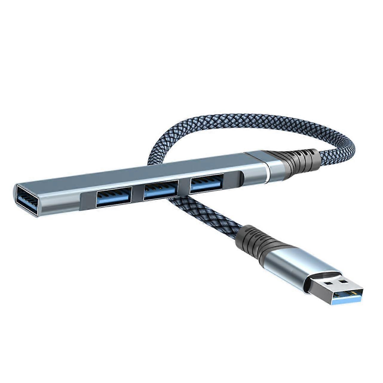 USB Hub 4 Port Expander for Laptop Speed Data Transfer MultiDevice Connectivity