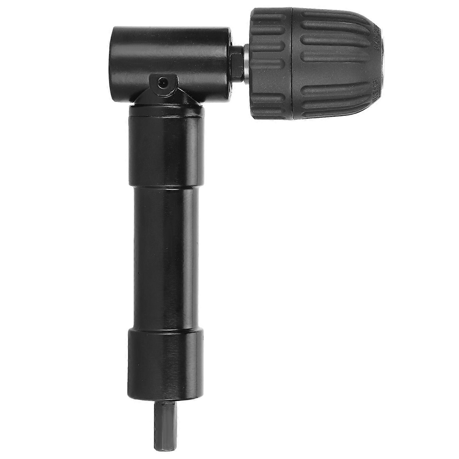 Right Angle Drill Attachment Adapter, 90 Degree Drill Extension Chuck, Black Tools