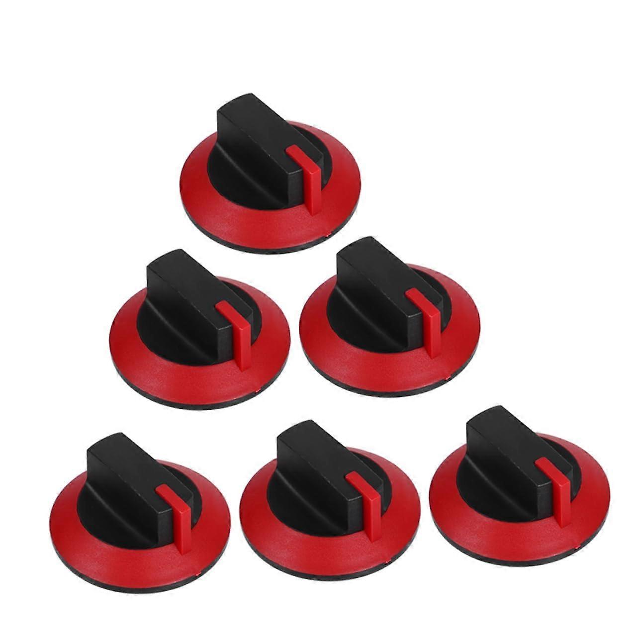 6pcs Temperature Resistant Gas Stove Knobs for Commercial Use with Easy Installation