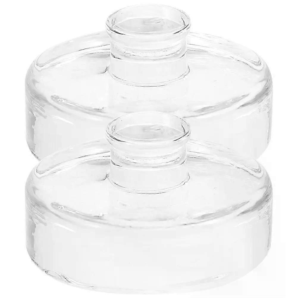 Two fermentation glass weights, suitable for Mason jars, pickling jars and other household multi-functional fermentation jars.