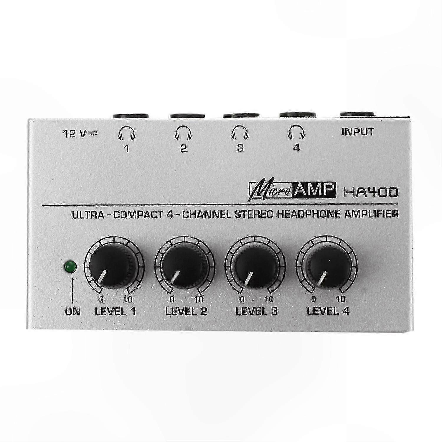 4-Channel Compact Stereo Headphone Amplifier with Micro Amp Technology