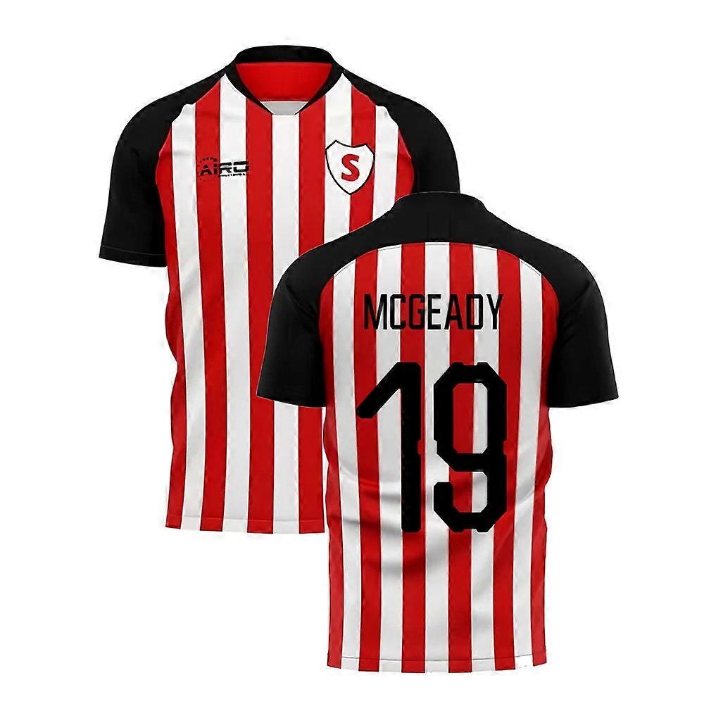 2025-2026 Sunderland Home Concept Football Shirt (McGeady 19)