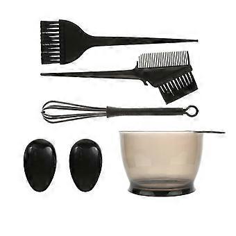 Hair coloring set, salon hair treatment 6-piece set, salon hair coloring 6-piece set, simple hair coloring tool set