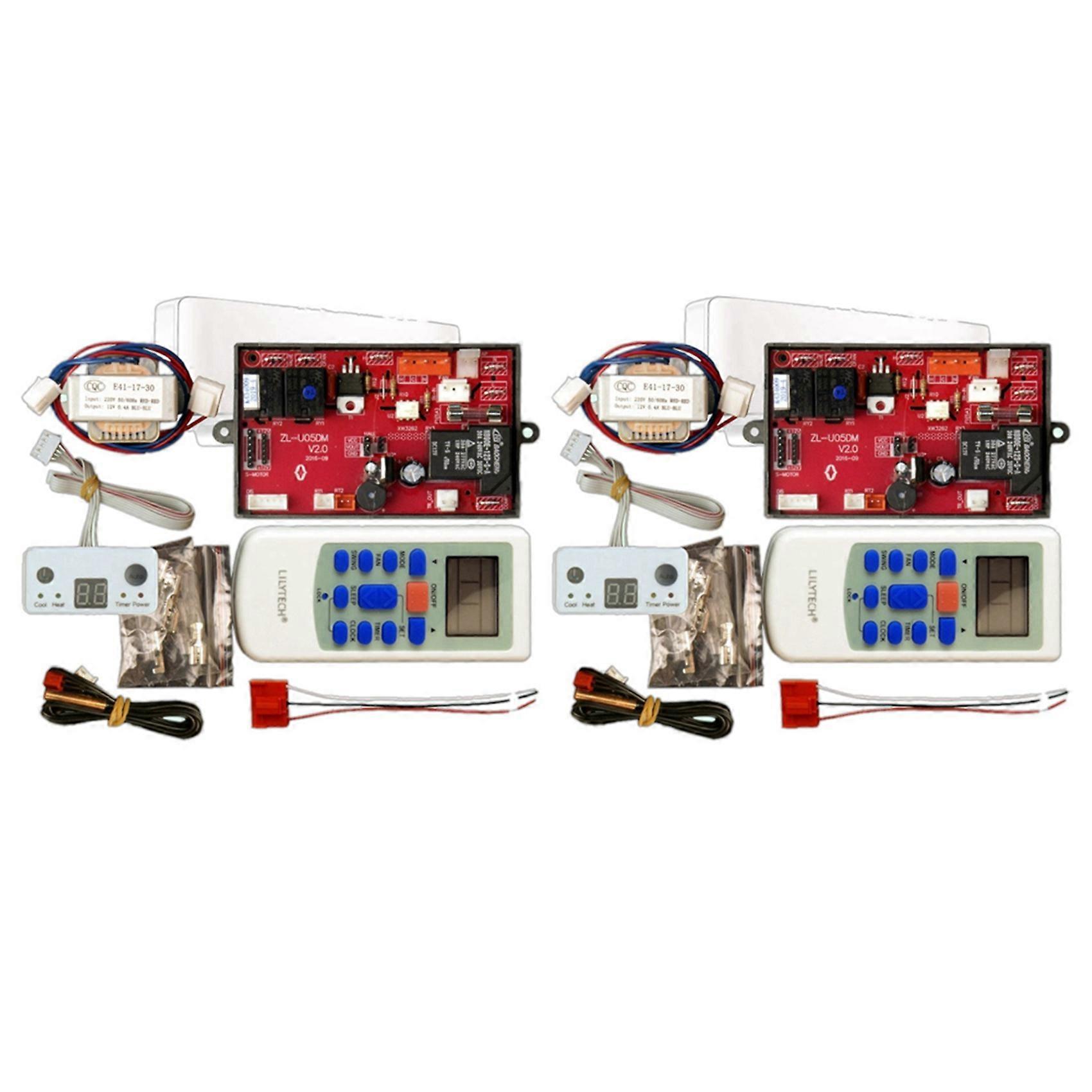 2X LILYTECH ZL-U05DM, PG Motor, Universal Ac Control System, Universal A/C Control System, Air Conditioner Controller