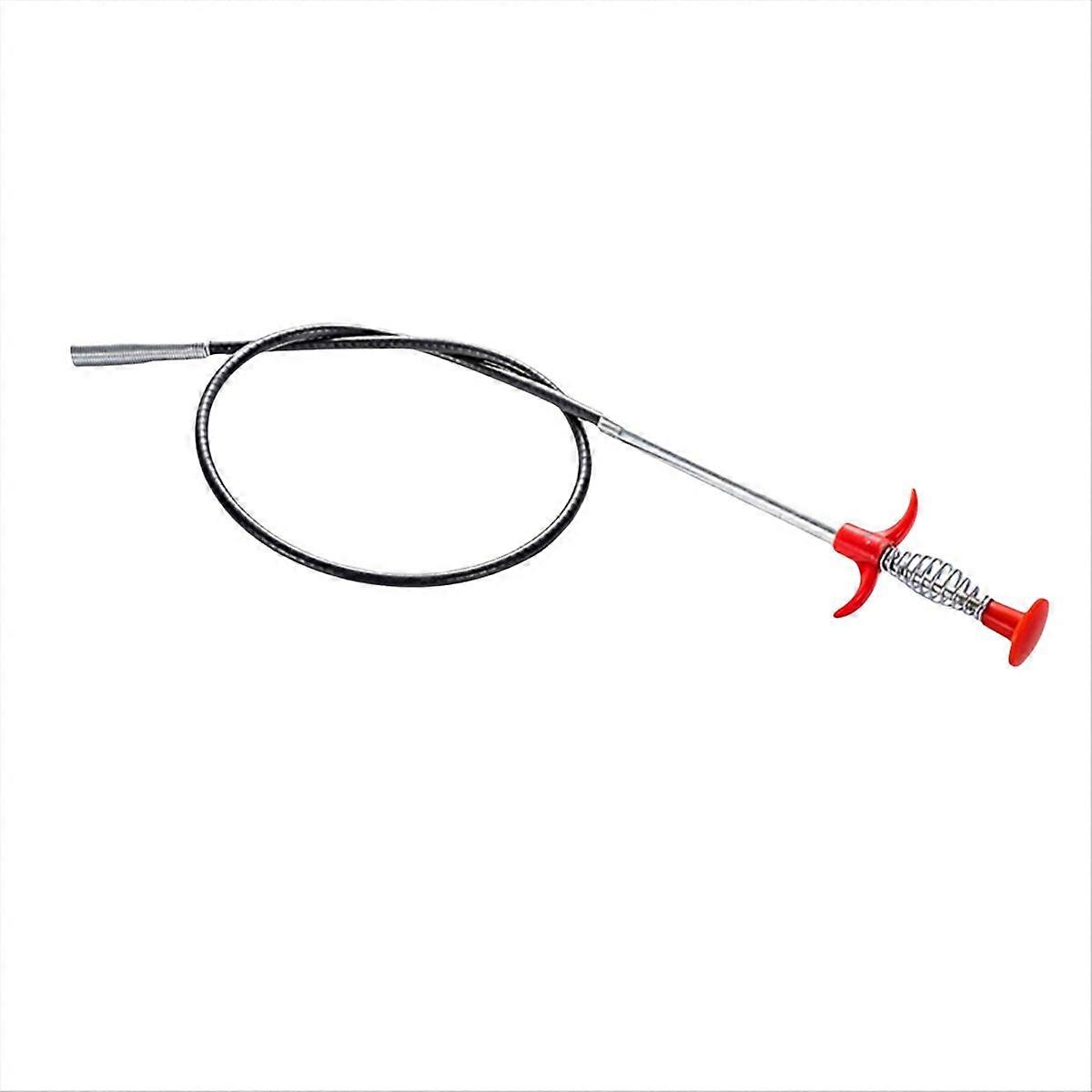 60cm Spring Pipe Unclogging Tool, Drain Cleaning Stick Blockage