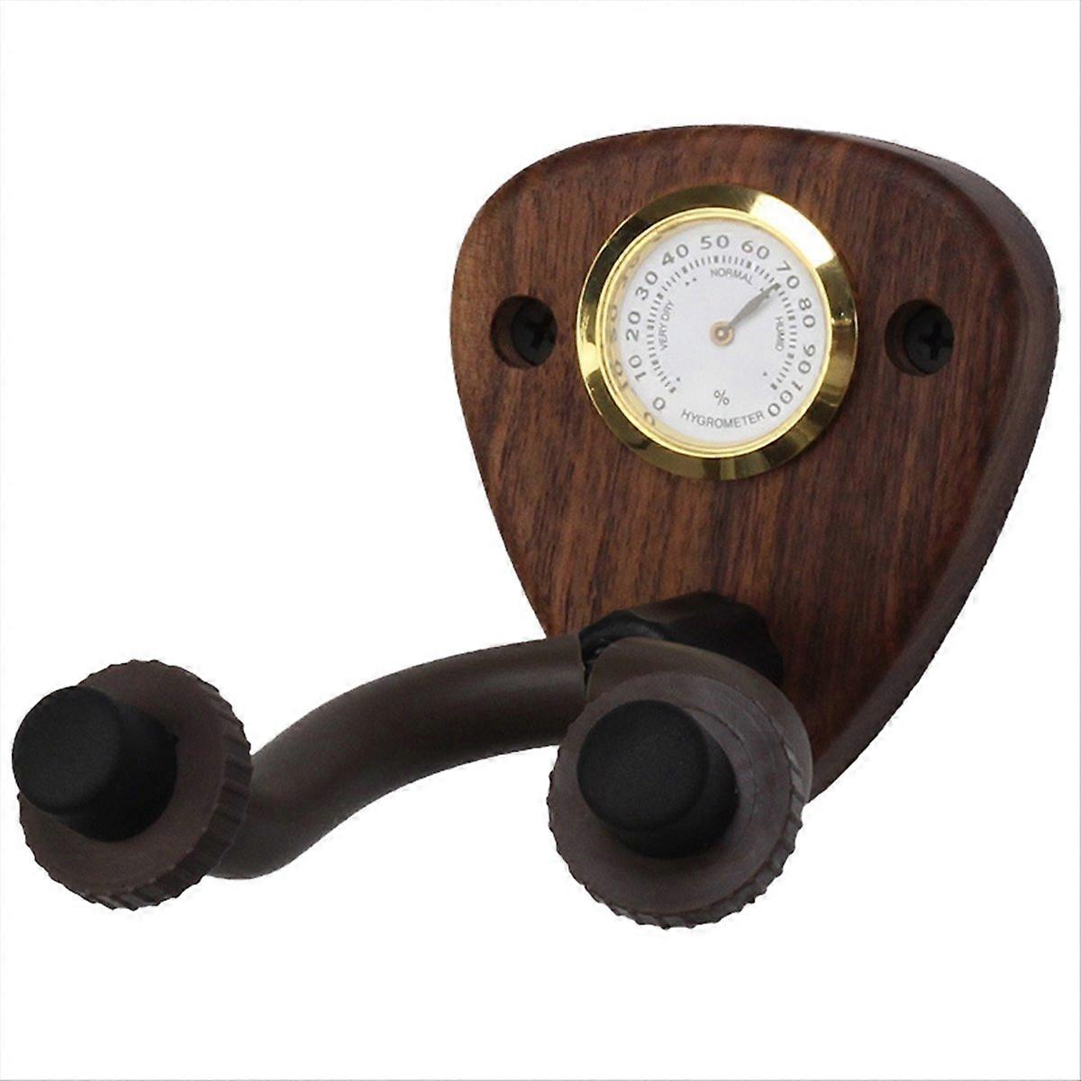 Gitarrhållare Krok Stativ Väggfäste Gitarrhängare Mörk Trä Färg