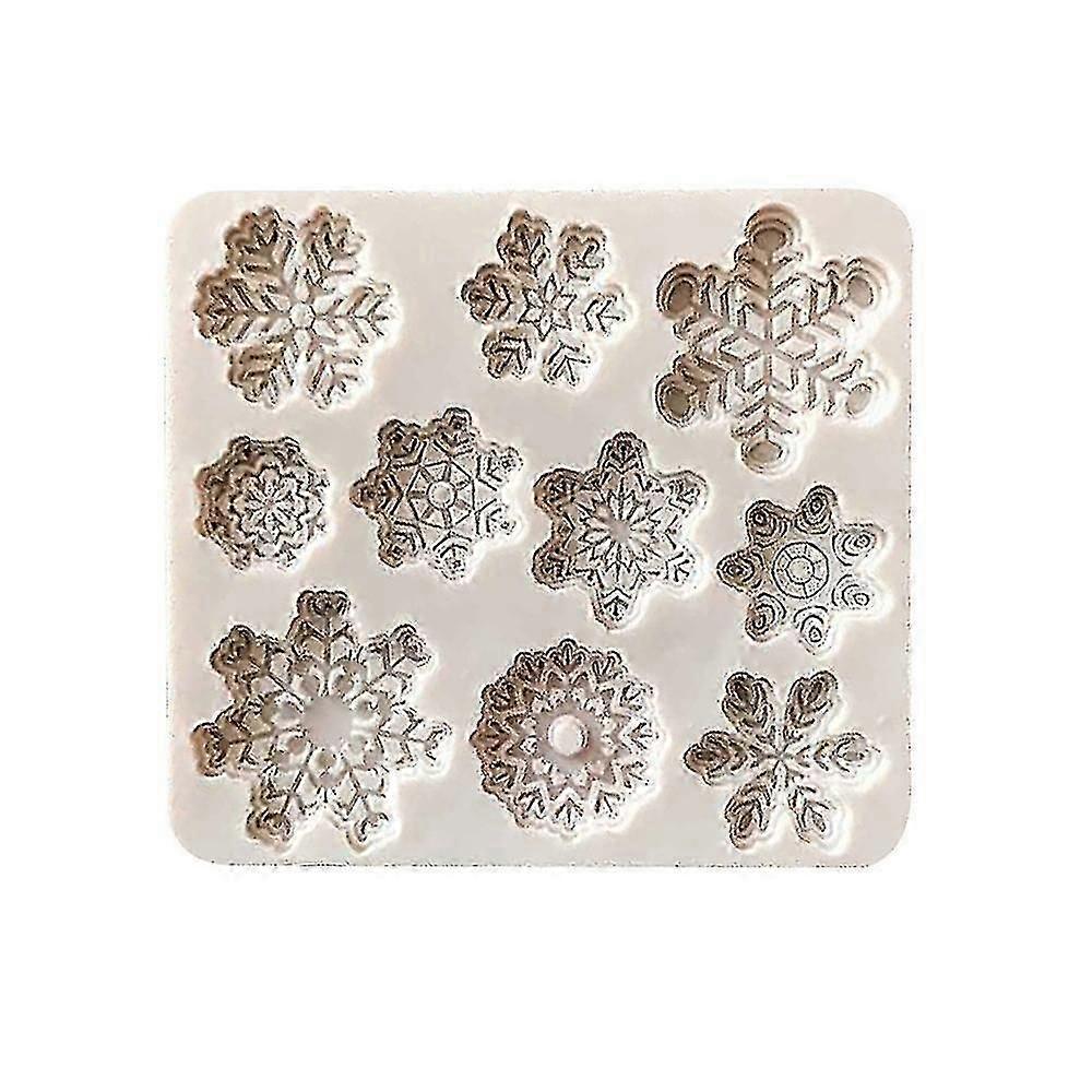Forms Diy Silicone Baking Cake Molds Christmas Snowflake Shape Cake