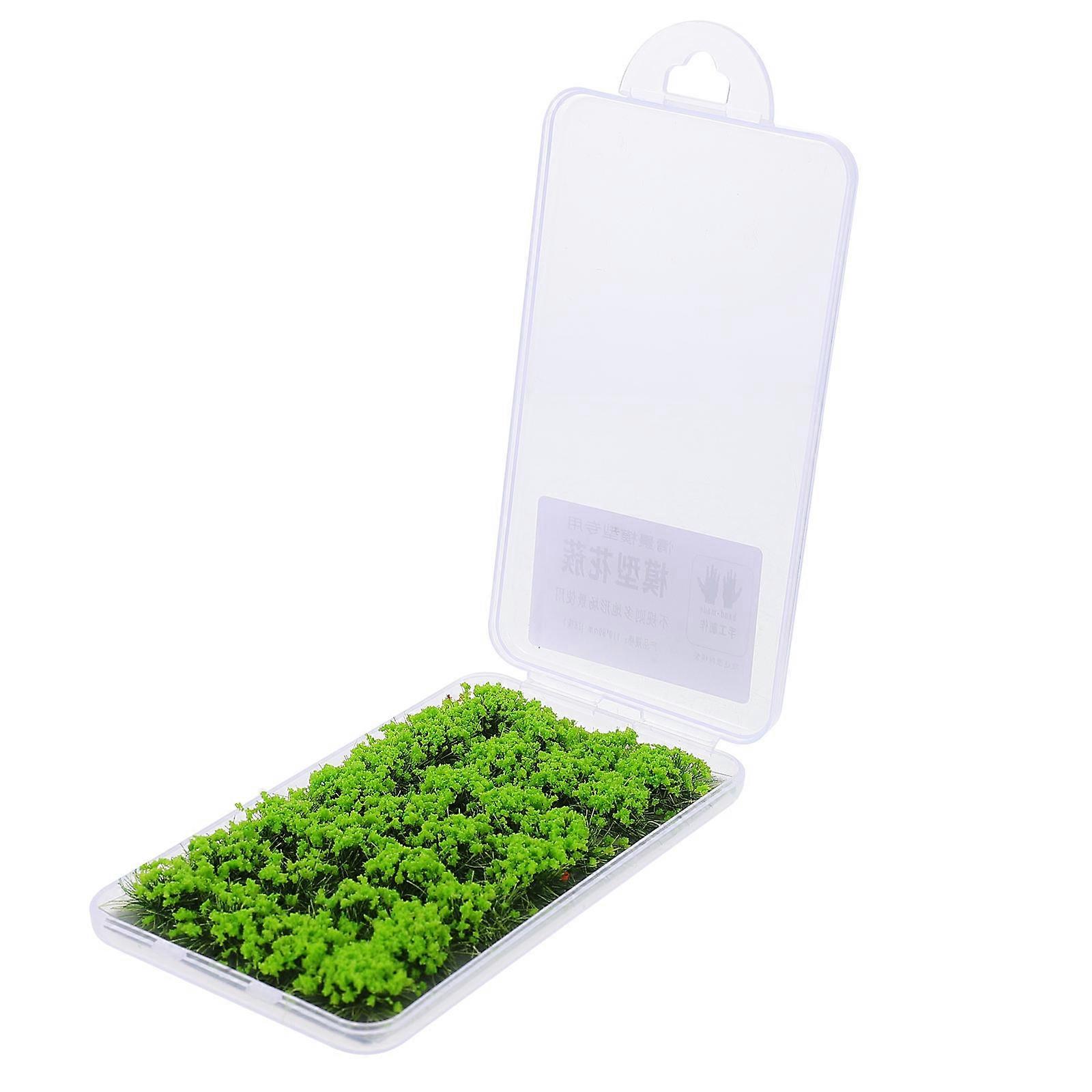 Static Grass Tuft Model Artificial Flower for Decor 1 Box