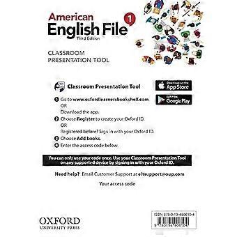 American English File: Level 1: Classroom Presentation Tool Access Card: Deliver heads-up lessons (American English File)
