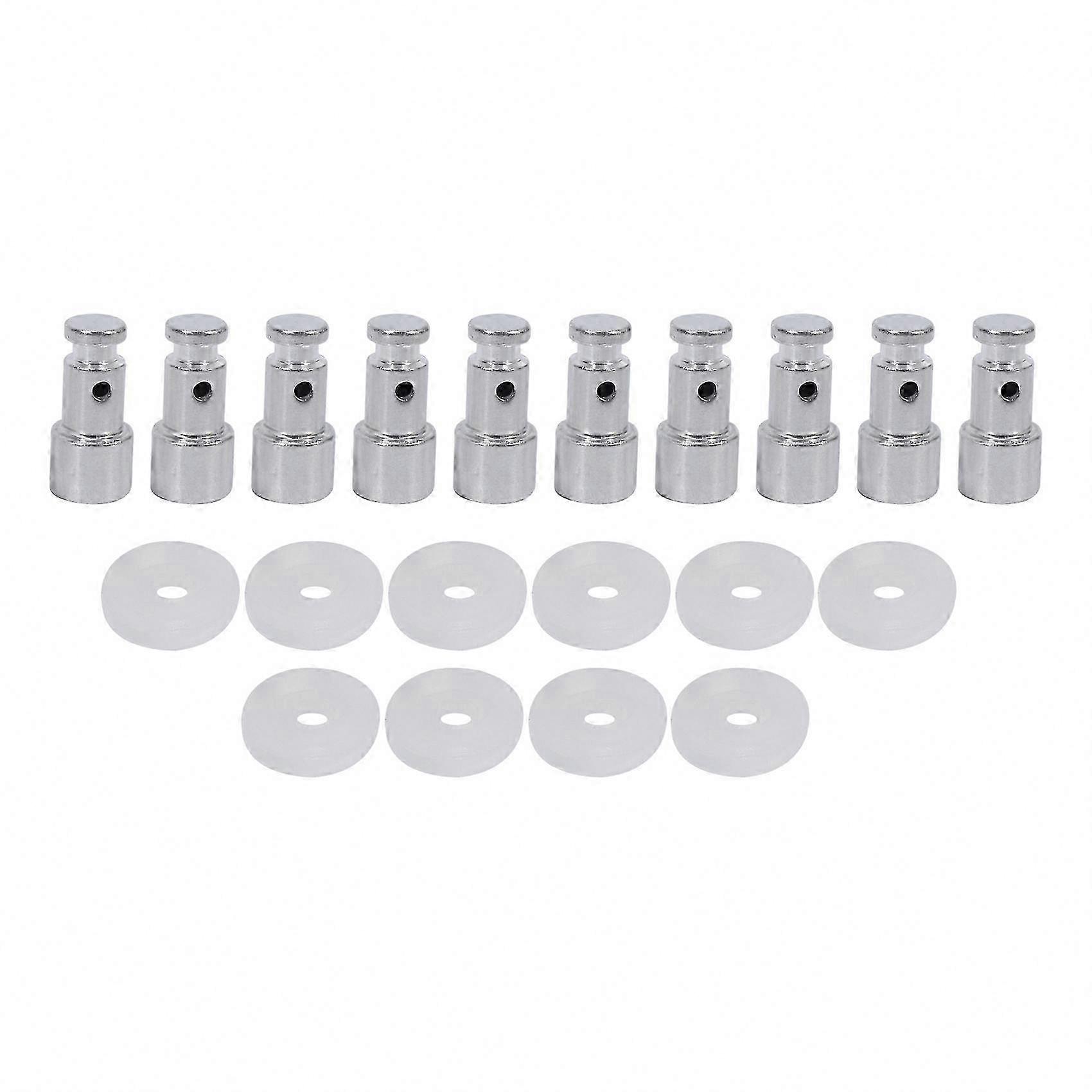 10-Pack Universal Pressure Cooker Seals and Float Valves Compatible with Various Models