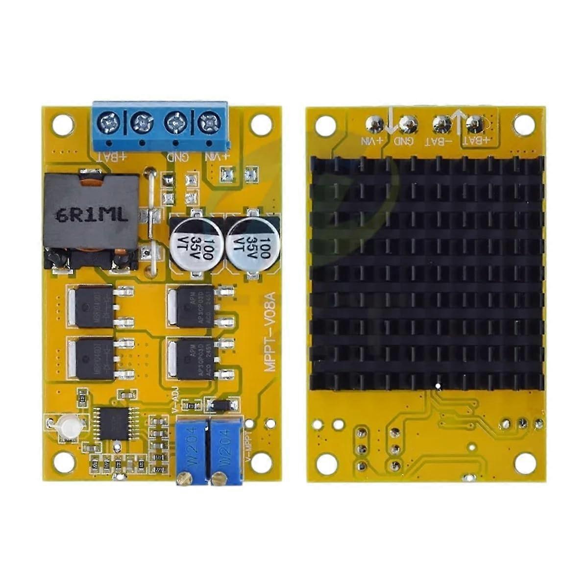 5A MPPT Solar Charge Controller for 12V 24V Batteries with Automatic Voltage Detection