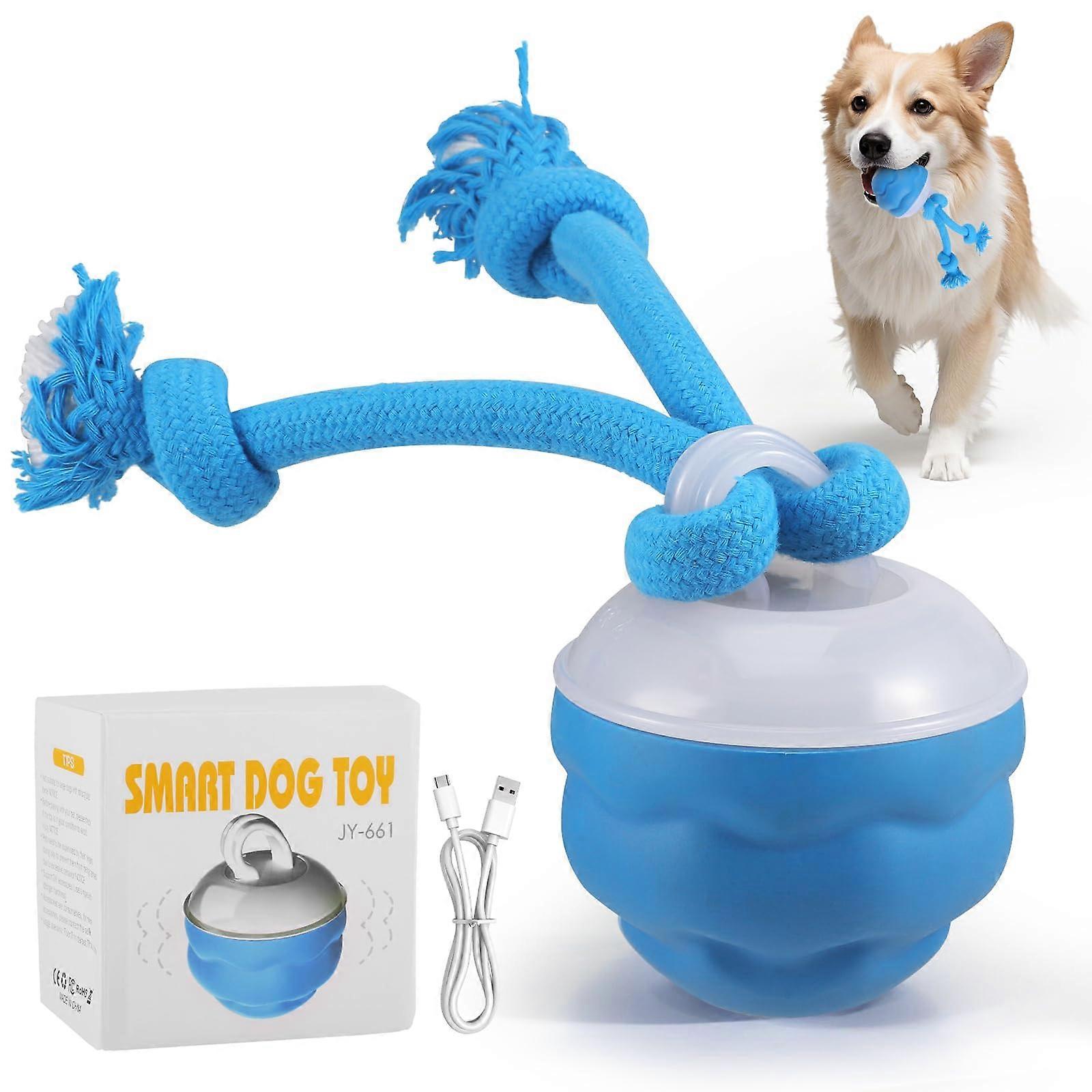 Interactive Dog Ball with 3 Smart Play Modes, Automatic Rolling, ChewResistant, Indoor Exercise Toy