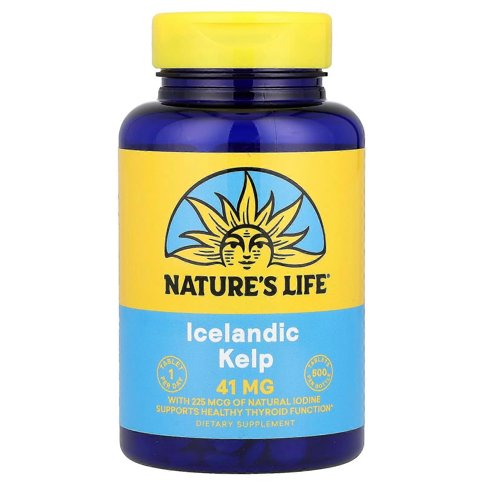 Nature's Life, Icelandic Kelp, 500 Tablets