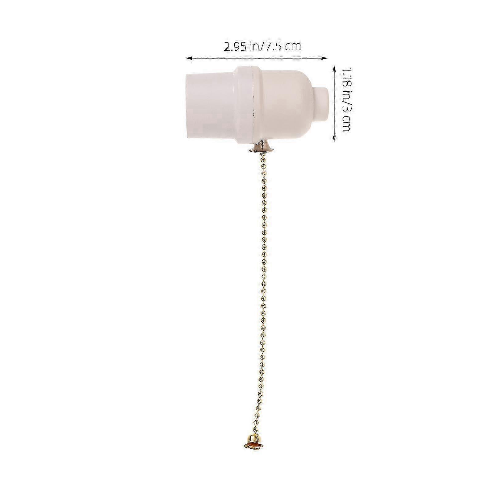 Pull Chain Light Socket Ceiling Lamp Holder compatible Lighting 1 Piece Accessory