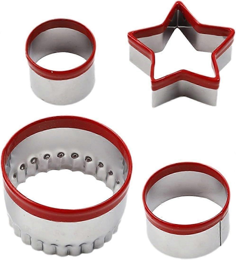 4pcs and Star shaped Cookie Cutters Set Multi functional