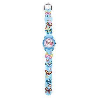 Children 3D Cartoon Watch for Kids Use 1Pcs Blue Fashion Student Watch