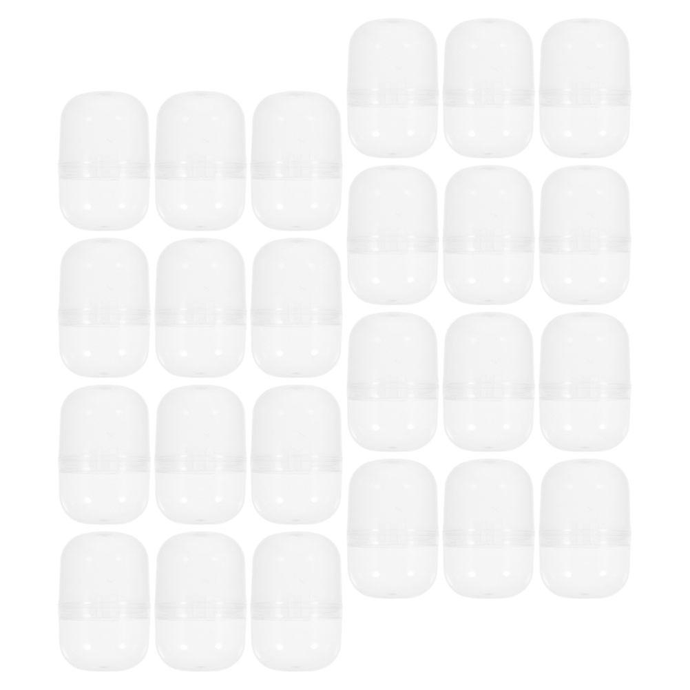 Bulk 100Pcs Transparent Plastic for Toy Vending