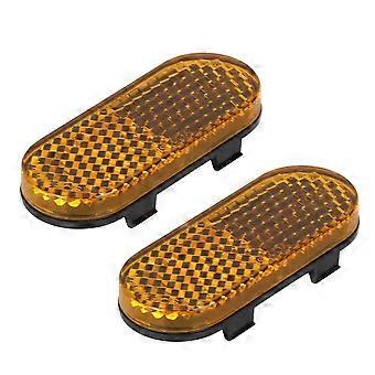 2 stk. elektrisk scooter sidereflekterende reflekterende scooter bakhjulsdeksel nattvarselrefleks for scooter 6Lite