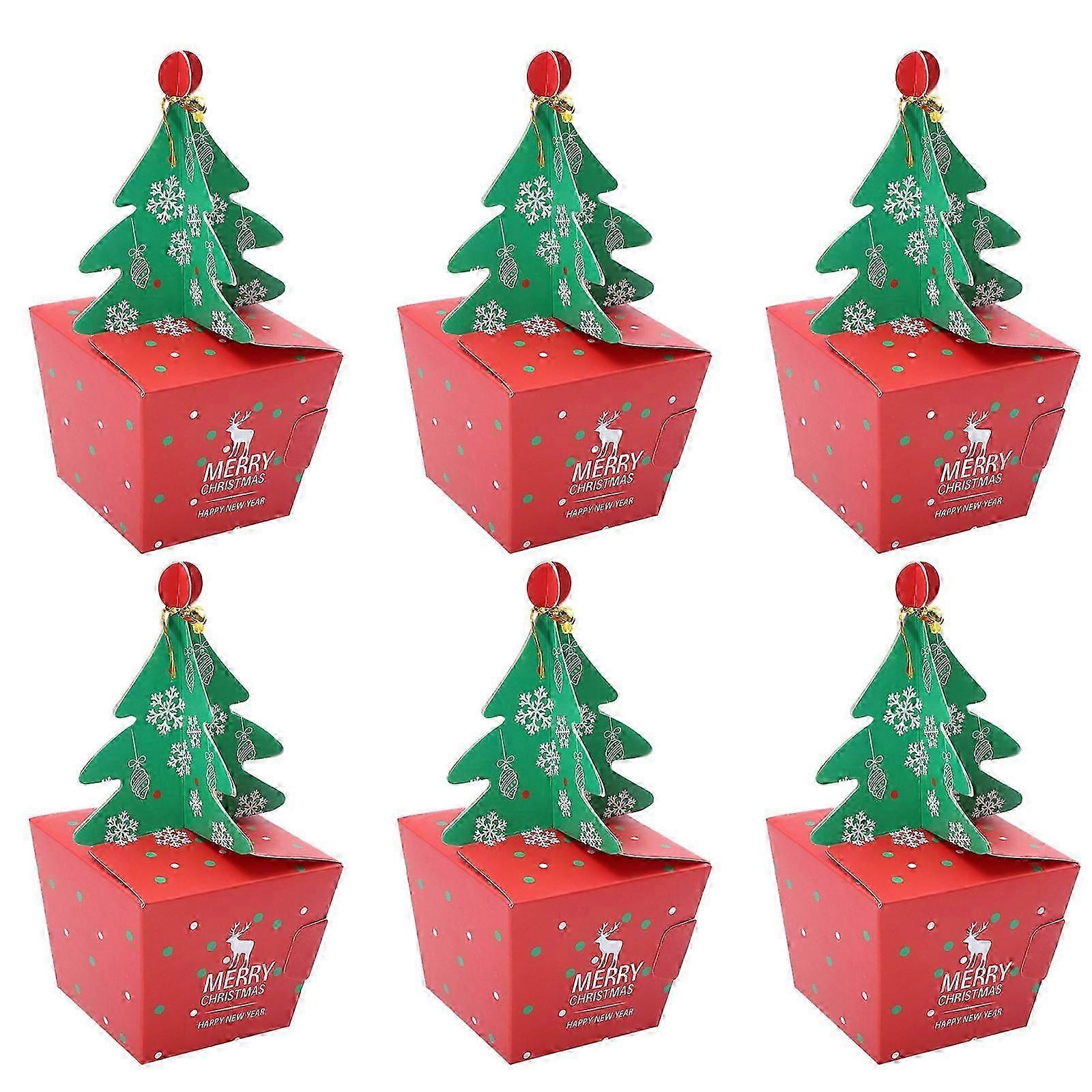 Christmas Candy Boxes Paper Gift Boxes for Storage Use 20Sets