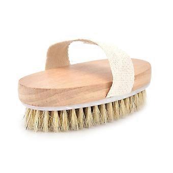 1Pcs Dry Skin Body Natural Bristle Brush Soft Spa Brush Bath Massager Home