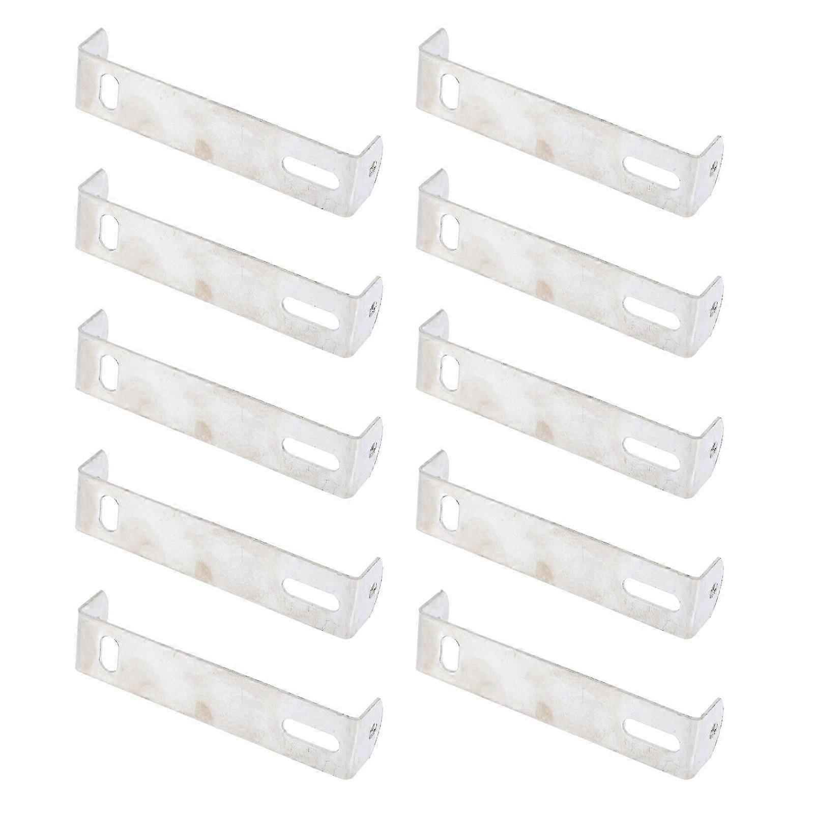 10Pcs Silver Light Fixture Mounting Bracket for Ceiling Fan Iron Material