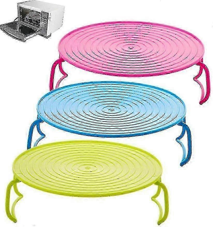 Multi functional microwave heating layered steaming rack tray rack