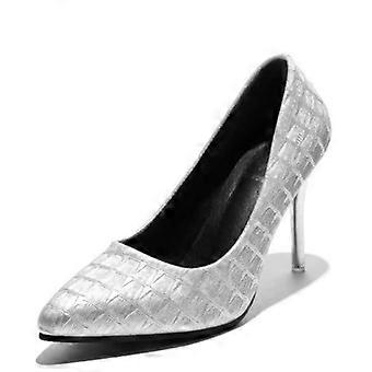 Damen-Pumps mit niedrigem Absatz und spitzer Zehenpartie