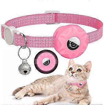 Airtag Cat Collar, Kitten Collar Breakaway Airtag Cat Gps Collar With Airtag Holder And Bell For Girl Boy Cats Puppies