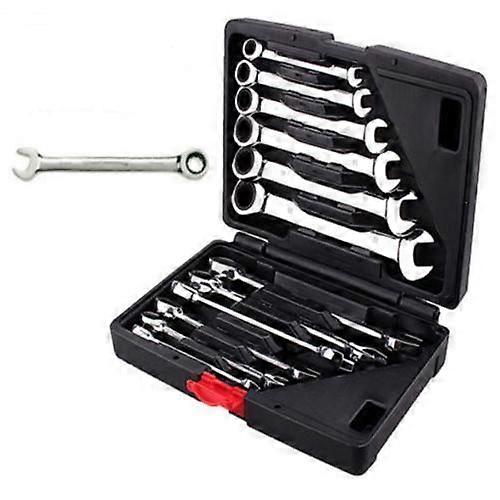 12 Piece Combination Ratchet Spanner Set