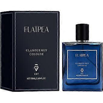 FLATPEA Eau de Toilette da Uomo, fragranza legnosa alle erbe a lunga durata-KM
